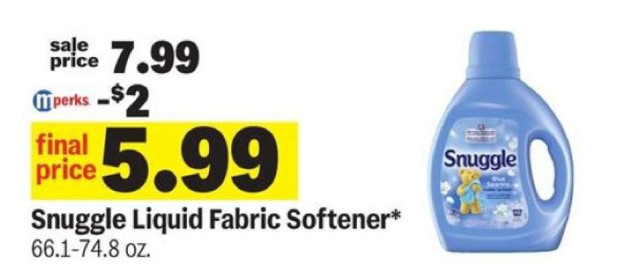 Snuggle Liquid Fabric Softener