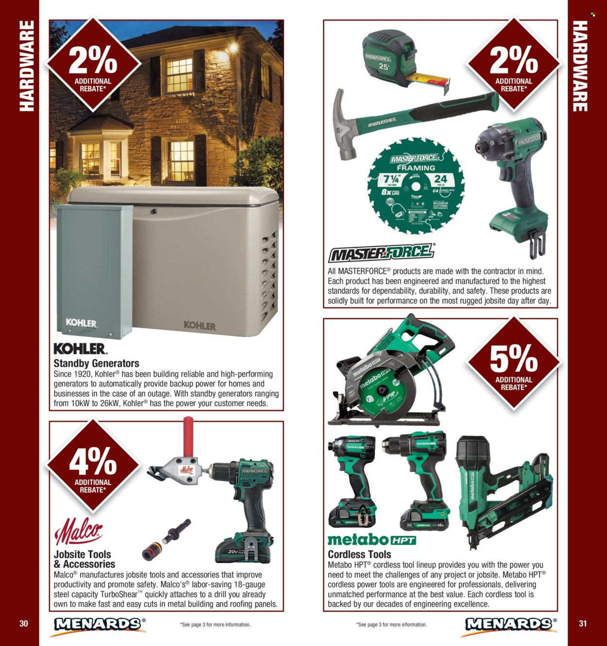 Menards ad - 01/01/2026 - 12/31/2026. Page 16