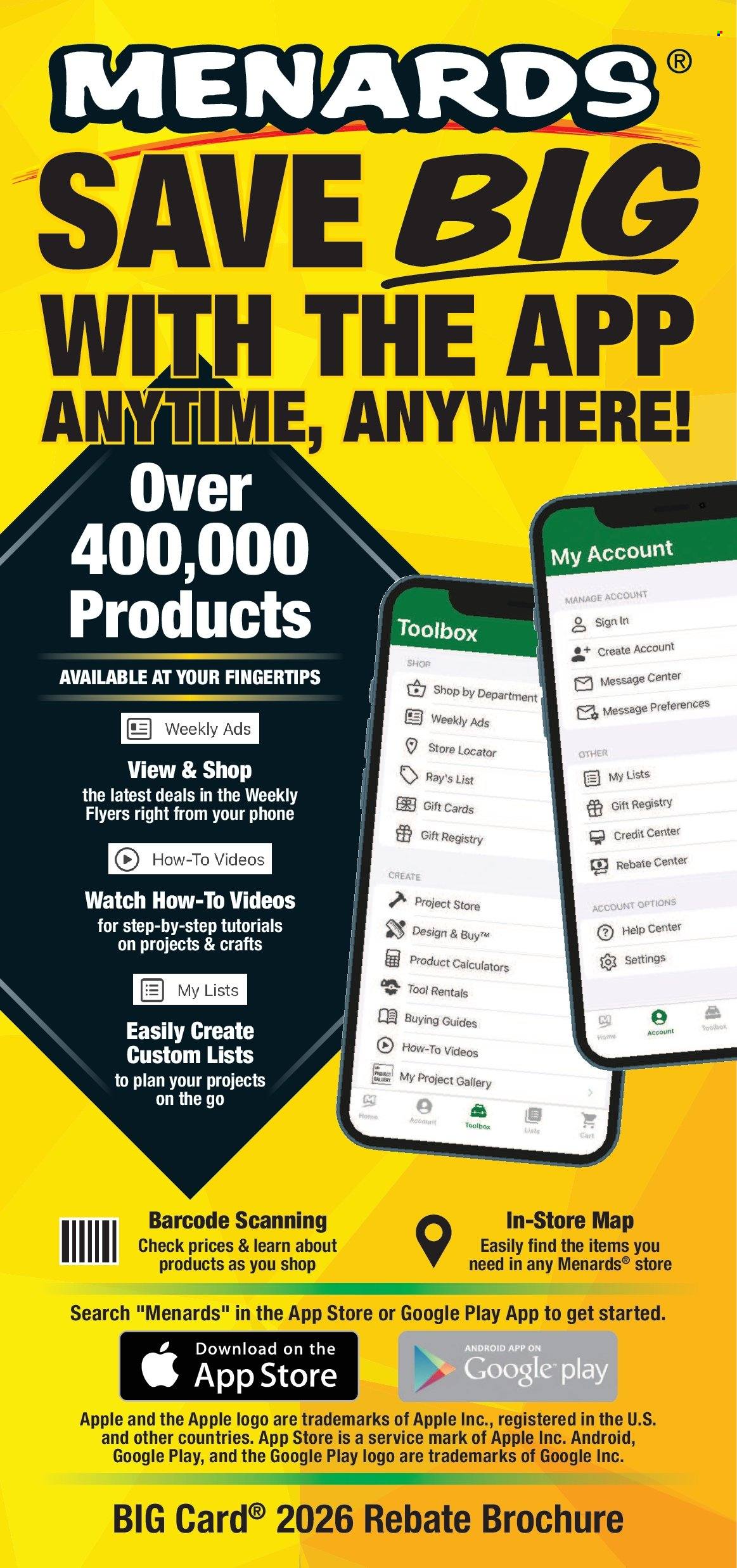 Menards ad - 01/01/2026 - 12/31/2026. Page 21