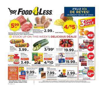 Food 4 Less Flyer - 01/02/2026 - 01/06/2026.