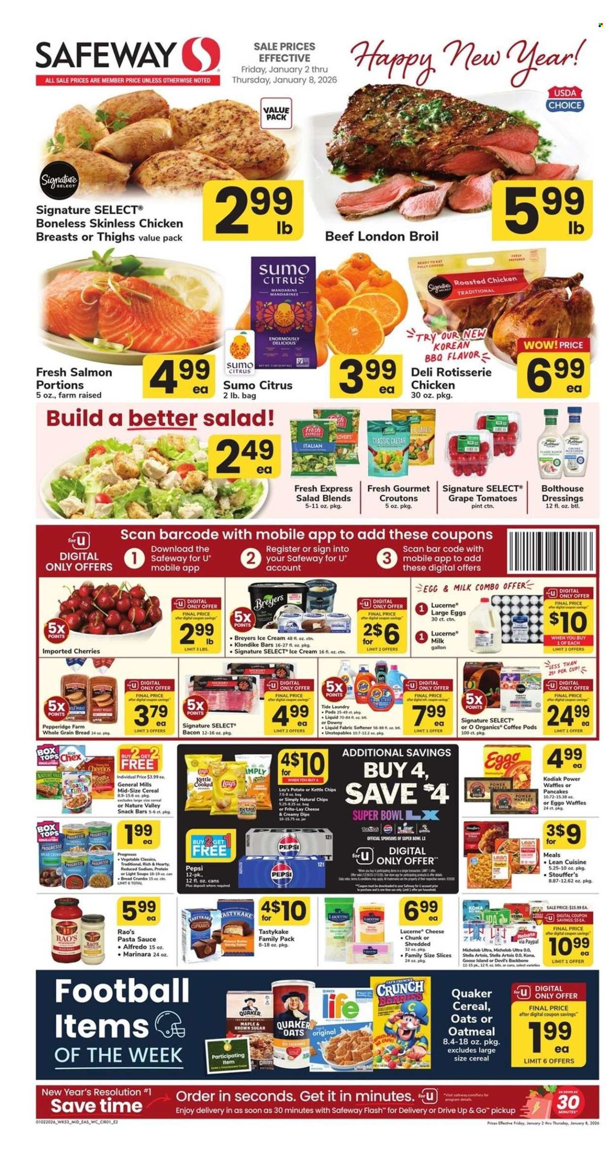Safeway ad - 01/02/2026 - 01/08/2026. Page 1