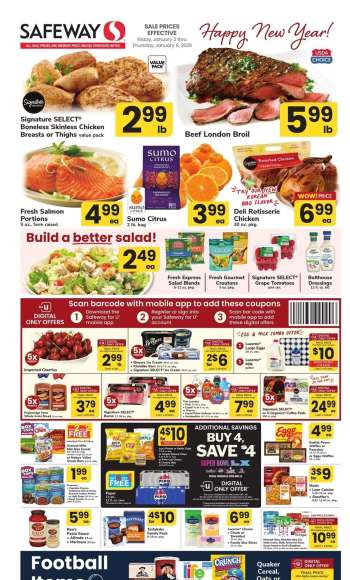 Safeway Flyer - 01/02/2026 - 01/08/2026.