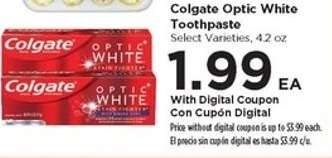 Colgate Optic White Toothpaste