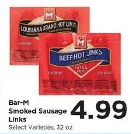 Bar-M Smoked Sausage Links