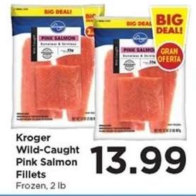 Kroger Wild-Caught Pink Salmon Fillets