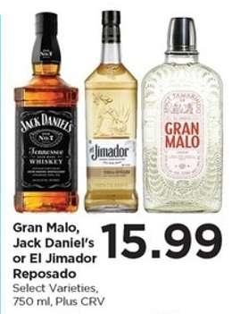 Gran Malo, Jack Daniel's or El Jimador Reposado