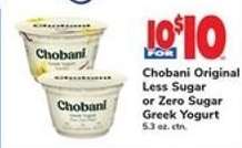 Chobani Greek Yogurt