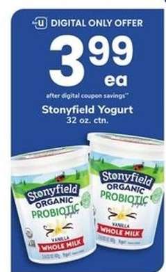Stonyfield yogurt