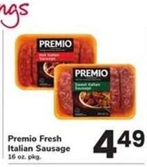 Premio Fresh Italian Sausage