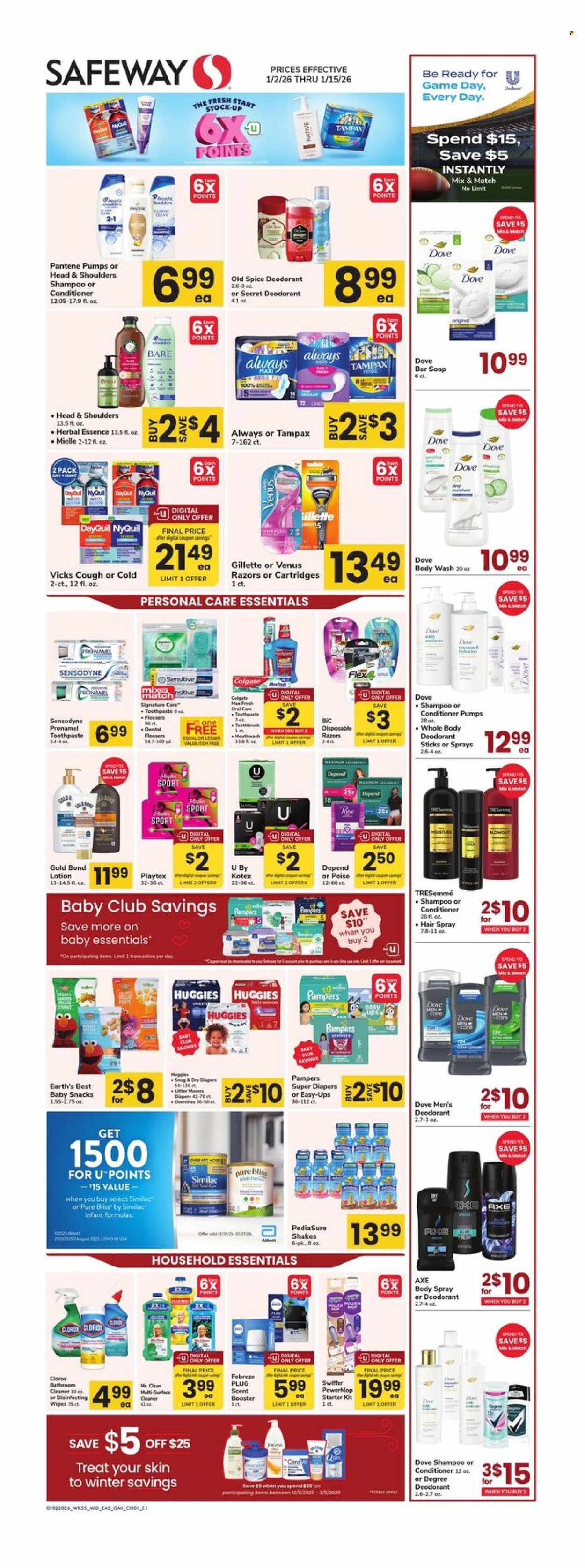Safeway ad - 01/02/2026 - 01/15/2026. Page 1