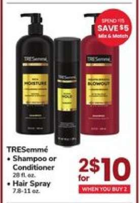 Tresemme Shampoo or Conditioner