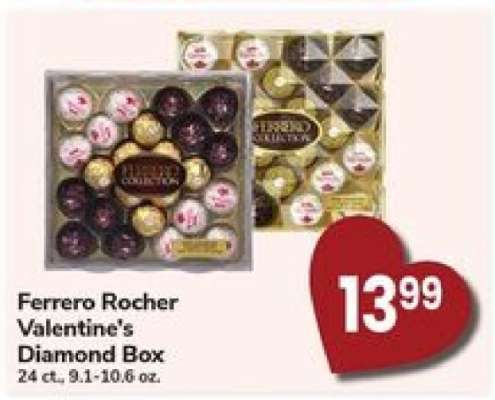 Ferrero Rocher Valentine's Diamond Box
