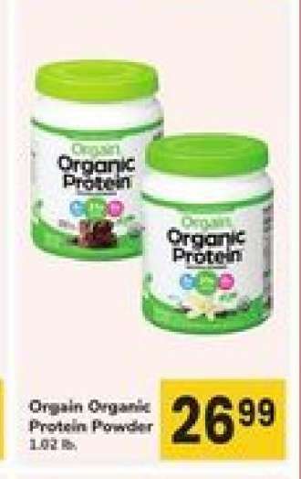 Orgain Organic Protein Powder