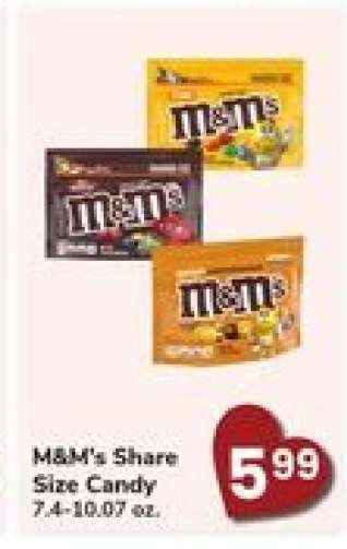 M&M'S Share Size Candy