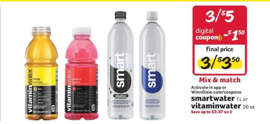 Smartwater or Vitaminwater