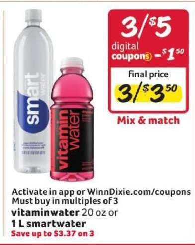 Vitaminwater or Smartwater