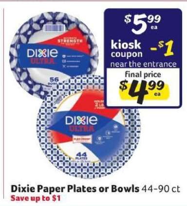 Dixie Paper Plates or Bowls