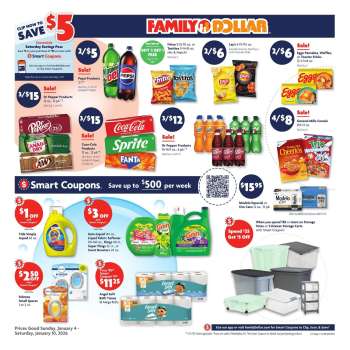 Family Dollar Flyer - 01/04/2026 - 01/10/2026.