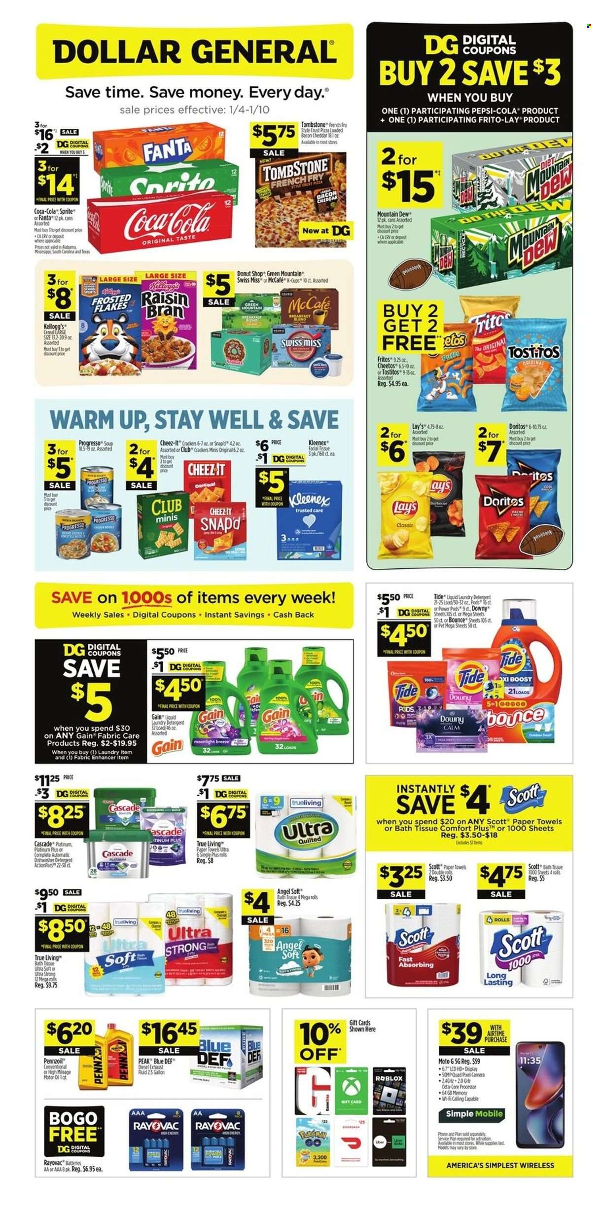 Dollar General ad - 01/04/2026 - 01/10/2026. Page 1