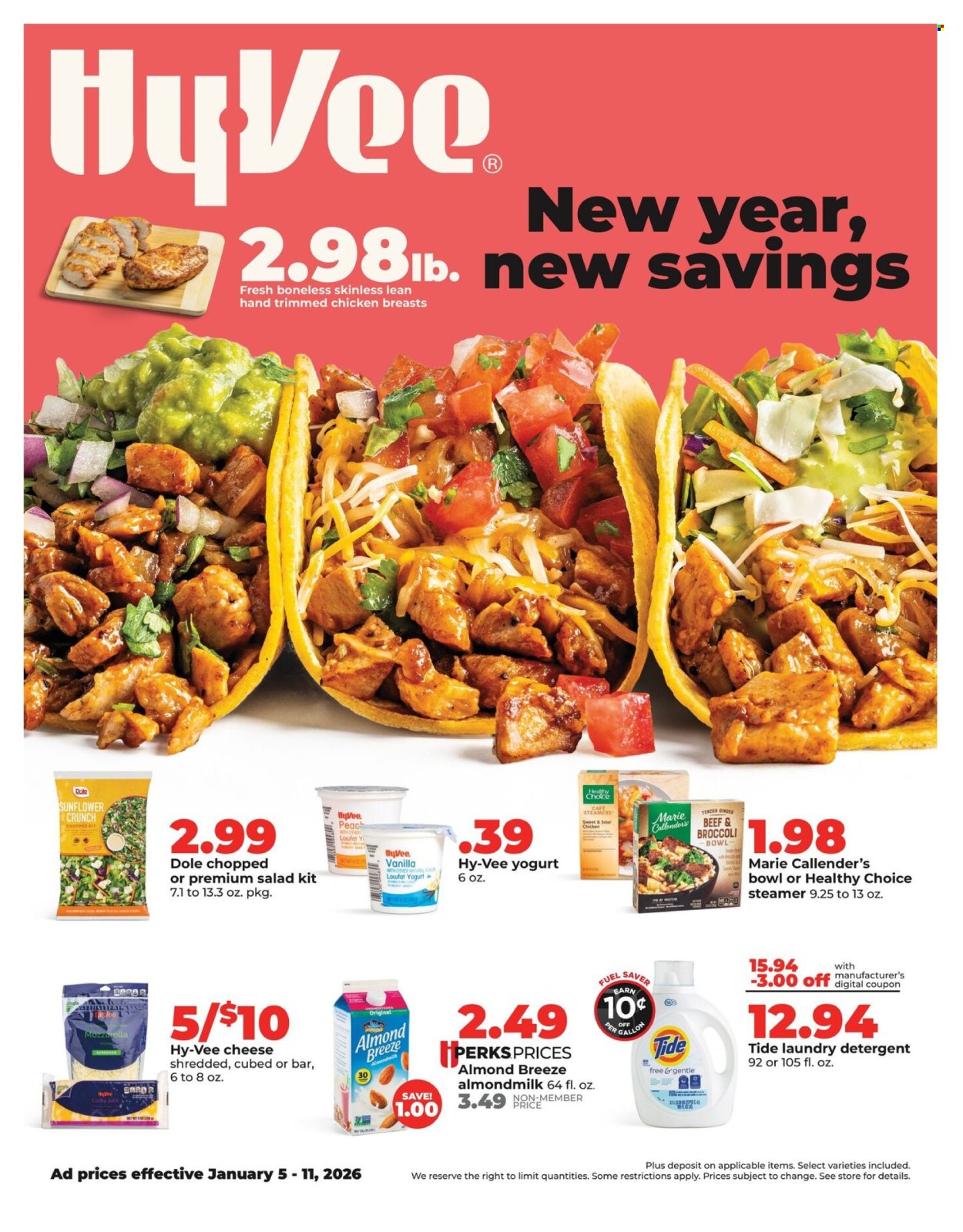 Hy-Vee ad - 01/05/2026 - 01/11/2026. Page 1