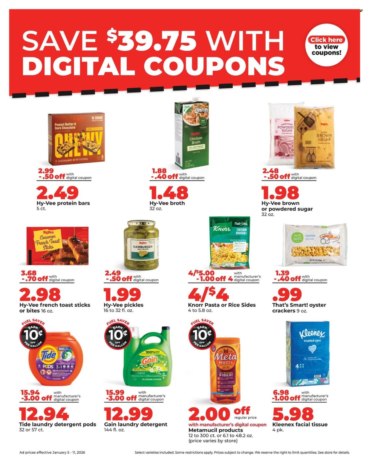 Hy-Vee ad - 01/05/2026 - 01/11/2026. Page 5