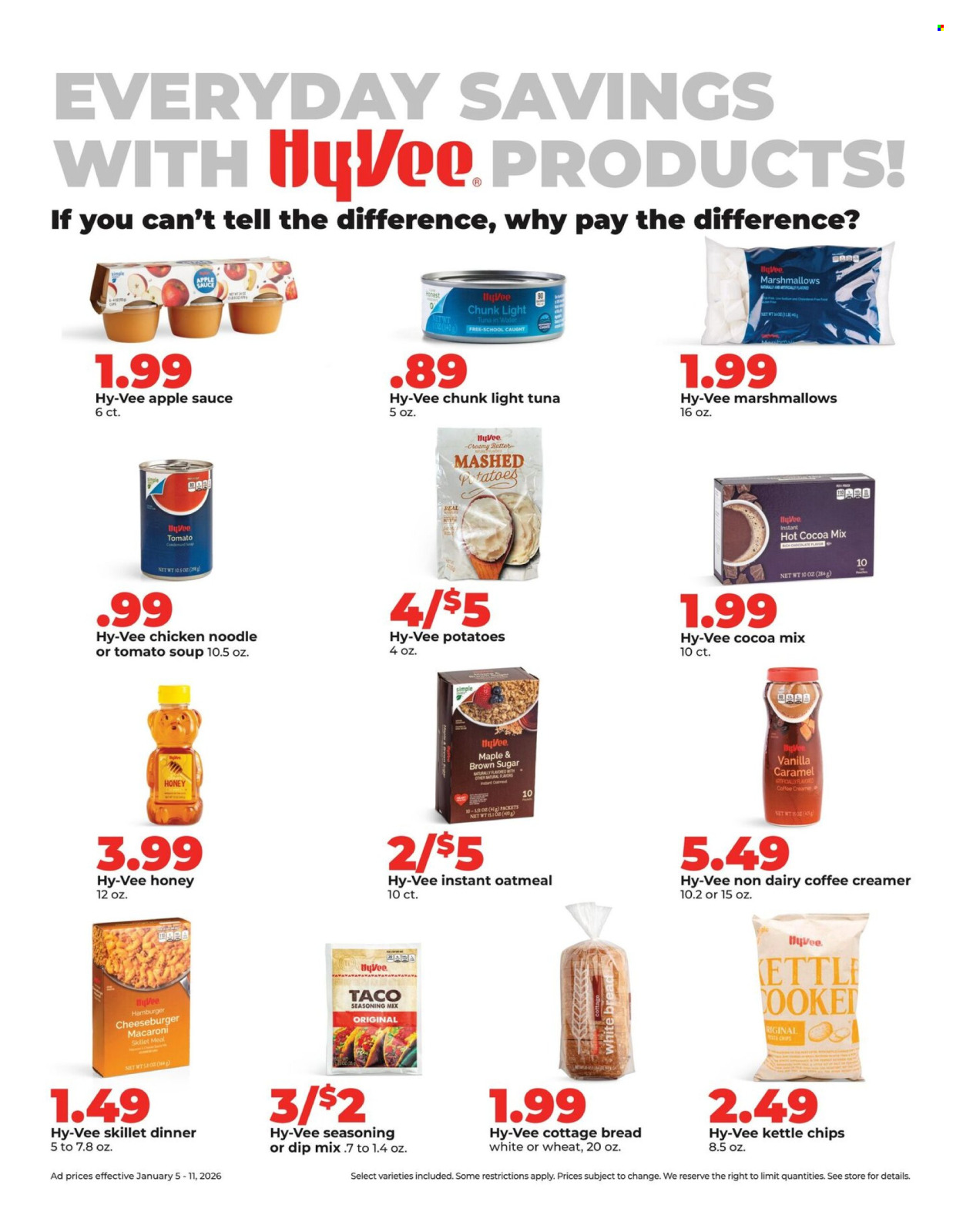 Hy-Vee ad - 01/05/2026 - 01/11/2026. Page 17