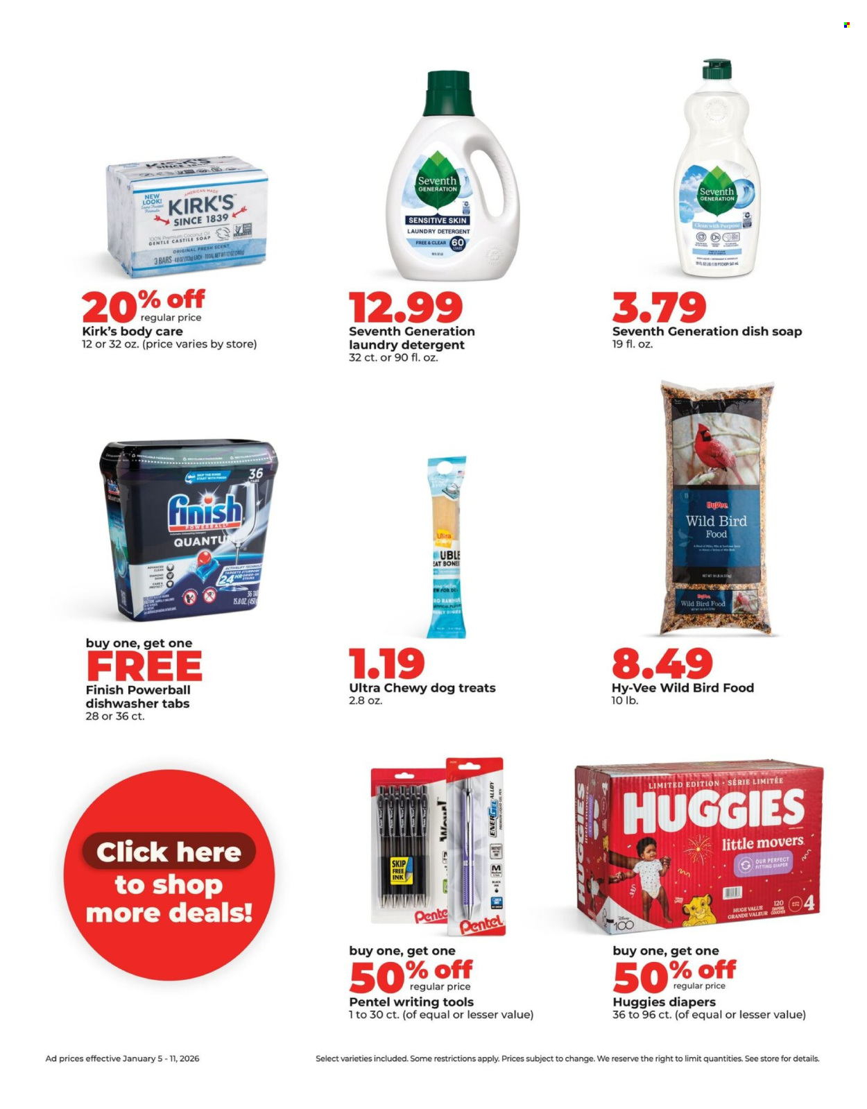 Hy-Vee ad - 01/05/2026 - 01/11/2026. Page 38