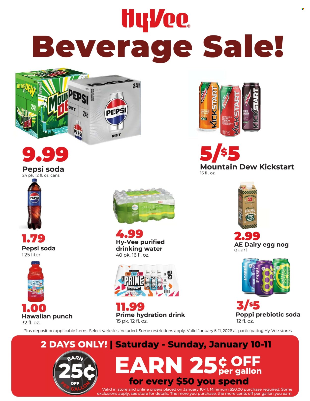 Hy-Vee ad - 01/05/2026 - 01/11/2026. Page 1