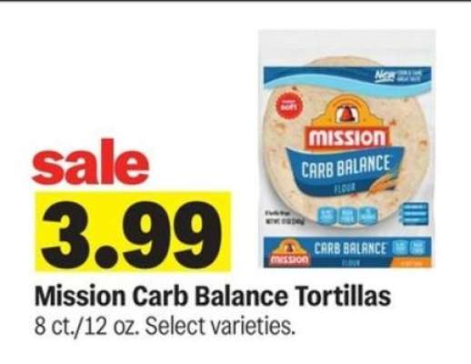 Mission Carb Balance Tortillas*