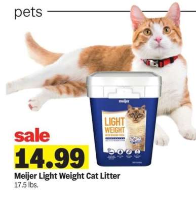 Meijer Light Weight Cat Litter
