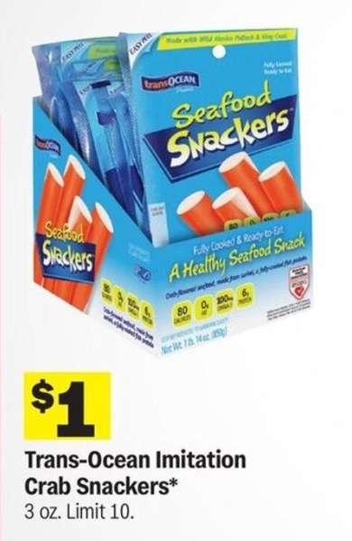 Trans-Ocean Imitation Crab Snackers*
