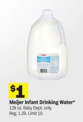 Meijer Infant Drinking Water*
