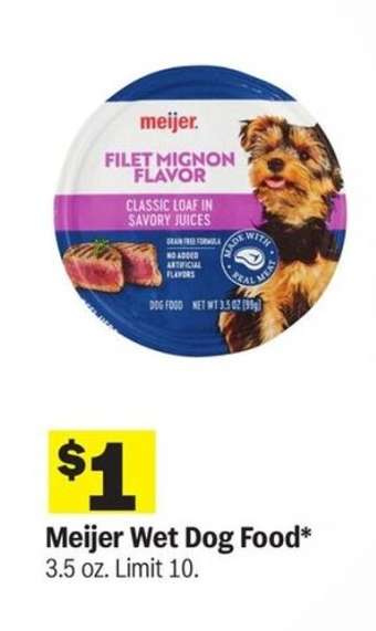 Meijer Wet Dog Food