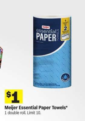 Meijer Essential Paper Towels*