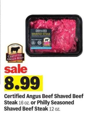 Certified Angus Beef Shaved Beef Steak