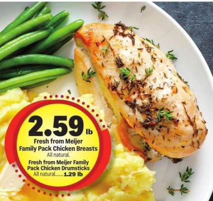 Fresh from Meijer Family Pack Chicken Breasts