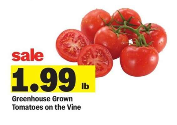 Greenhouse Grown Tomatoes on the Vine