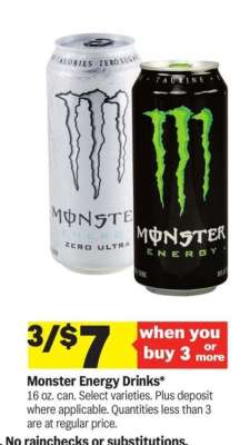 Monster Energy Drinks