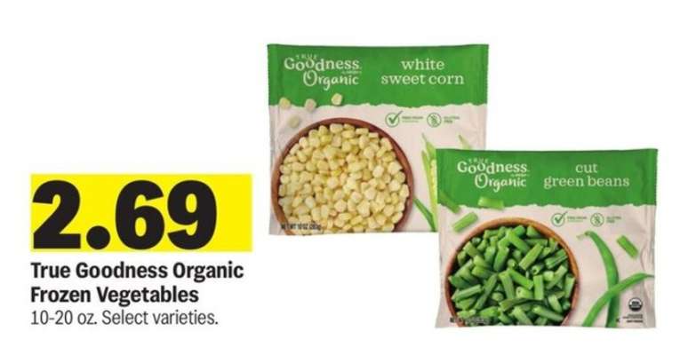 True Goodness Organic Frozen Vegetables