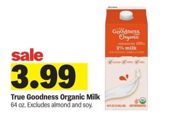 True Goodness Organic Milk