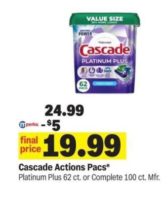 Cascade Actions Pacs