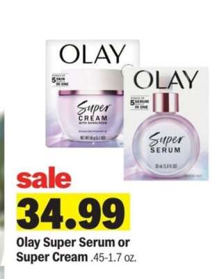 Olay Super Serum or Super Cream