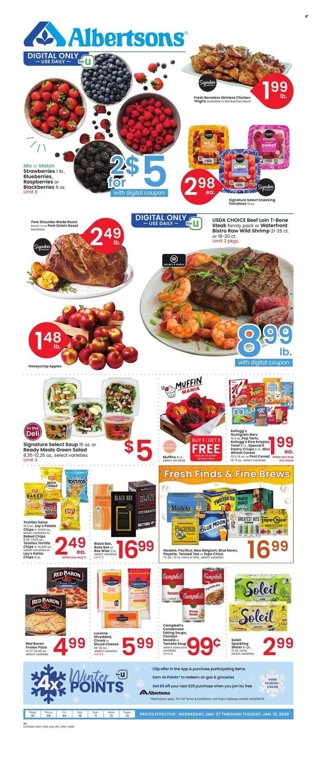 Albertsons ad - 01/07/2026 - 01/13/2026. Page 1