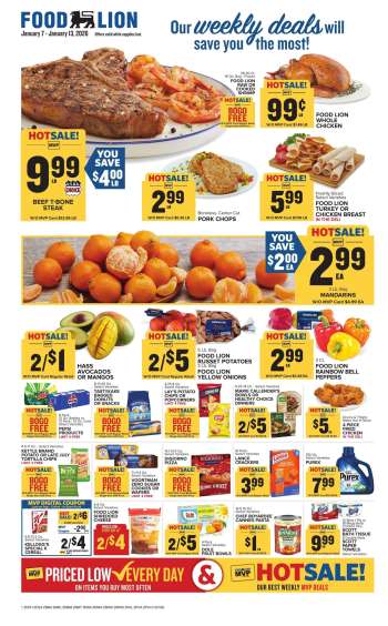 Food Lion Flyer - 01/07/2026 - 01/13/2026.