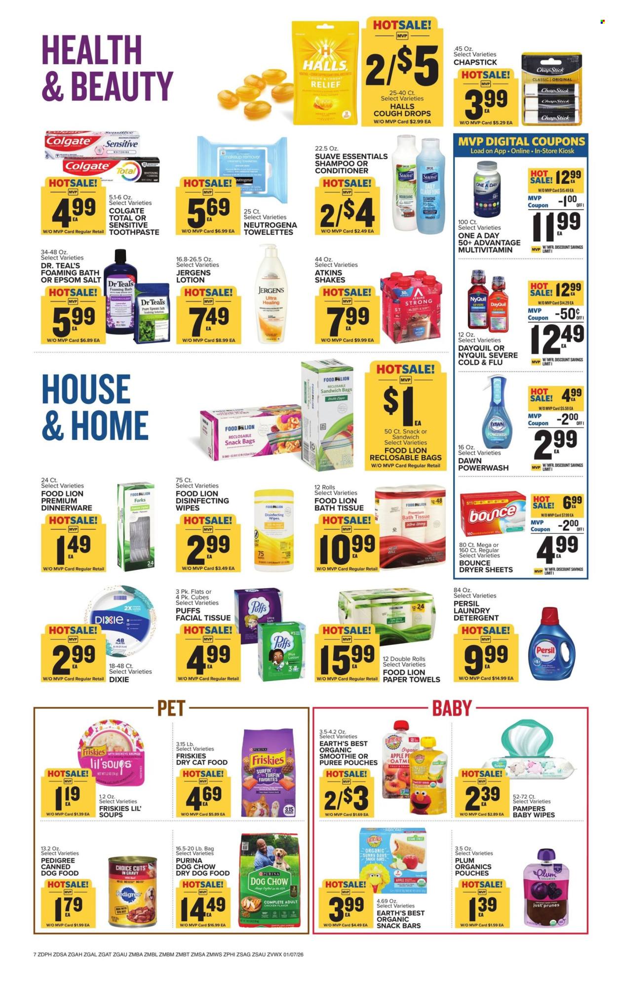 Food Lion ad - 01/07/2026 - 01/13/2026. Page 7