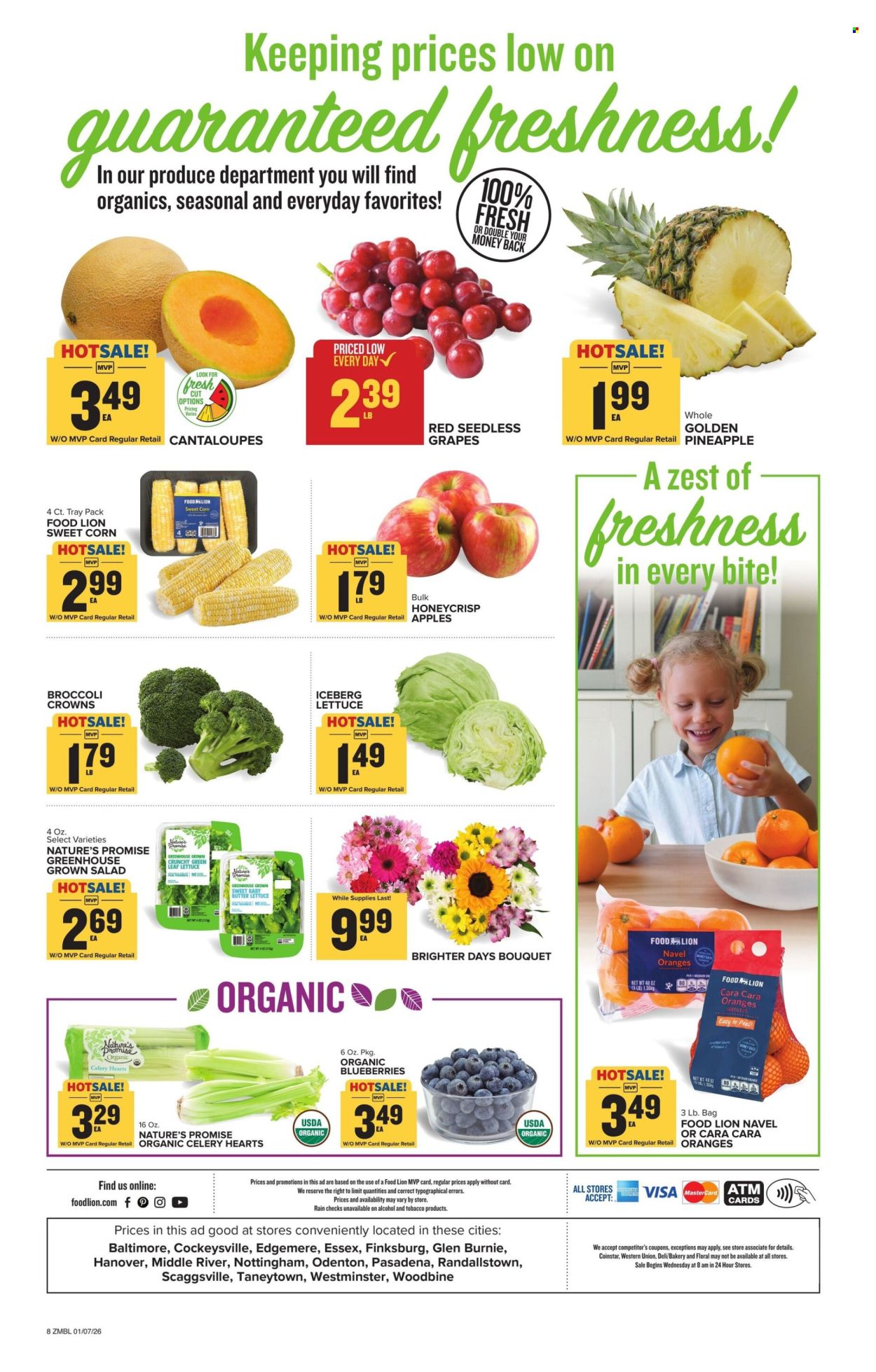 Food Lion ad - 01/07/2026 - 01/13/2026. Page 8