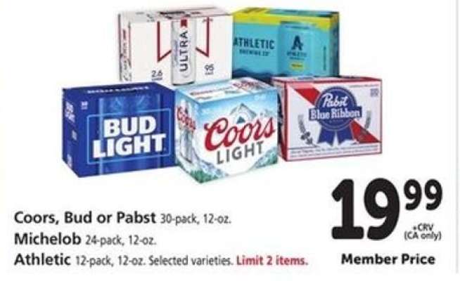 Coors, Bud or Pabst