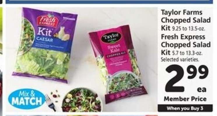 Taylor Farms Chopped Salad Kit / Fresh Express Chopped Salad Kit