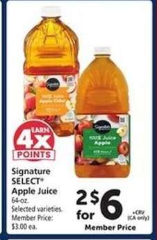 Signature Select Apple Juice
