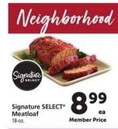 Signature SELECT Meatloaf